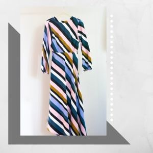 TOPSHOP STRIPES CASUAL MAXI